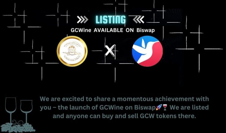 GCWine listing on Biswap! 🚀 #GCWine #Biswap #ListingonDEX #blockchain #fintech #DEFI
